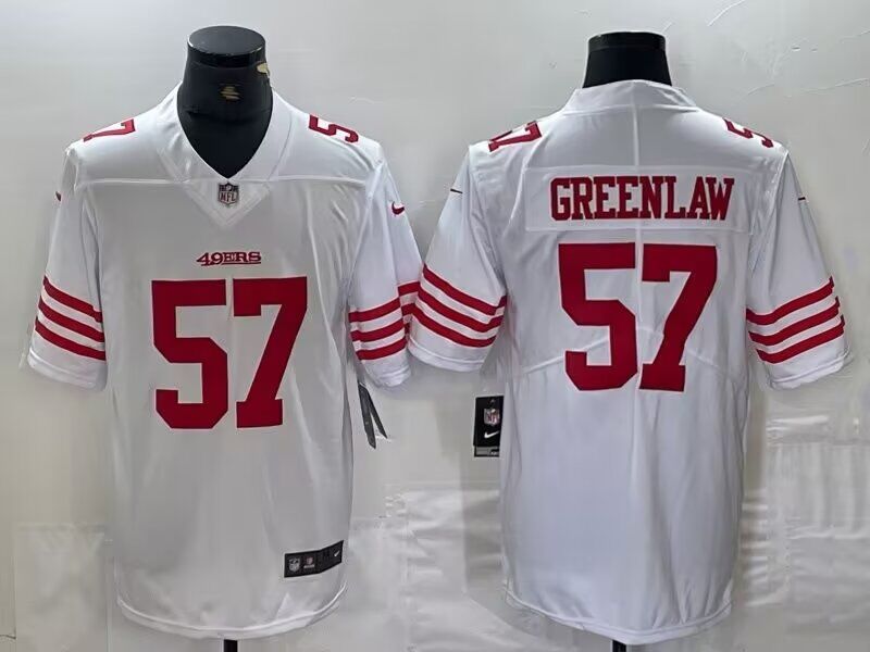 Men San Francisco 49ers #57 Greenlaw white 2024 Nike Limited NFL Jersey